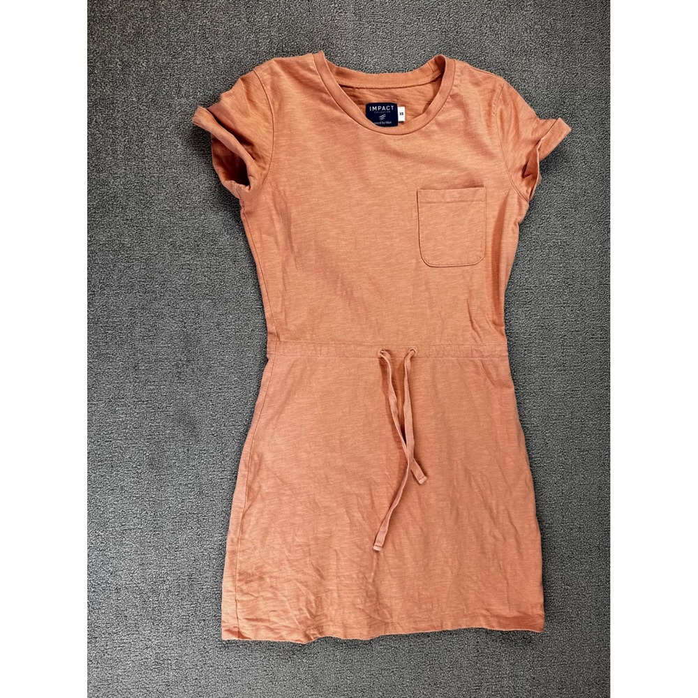 United By‎ Blue Dress XS Orange Organic Cotton Impact Collection Casual Lounge